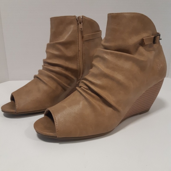 Blowfish Peep Toe Ankle Booties - Picture 1 of 7